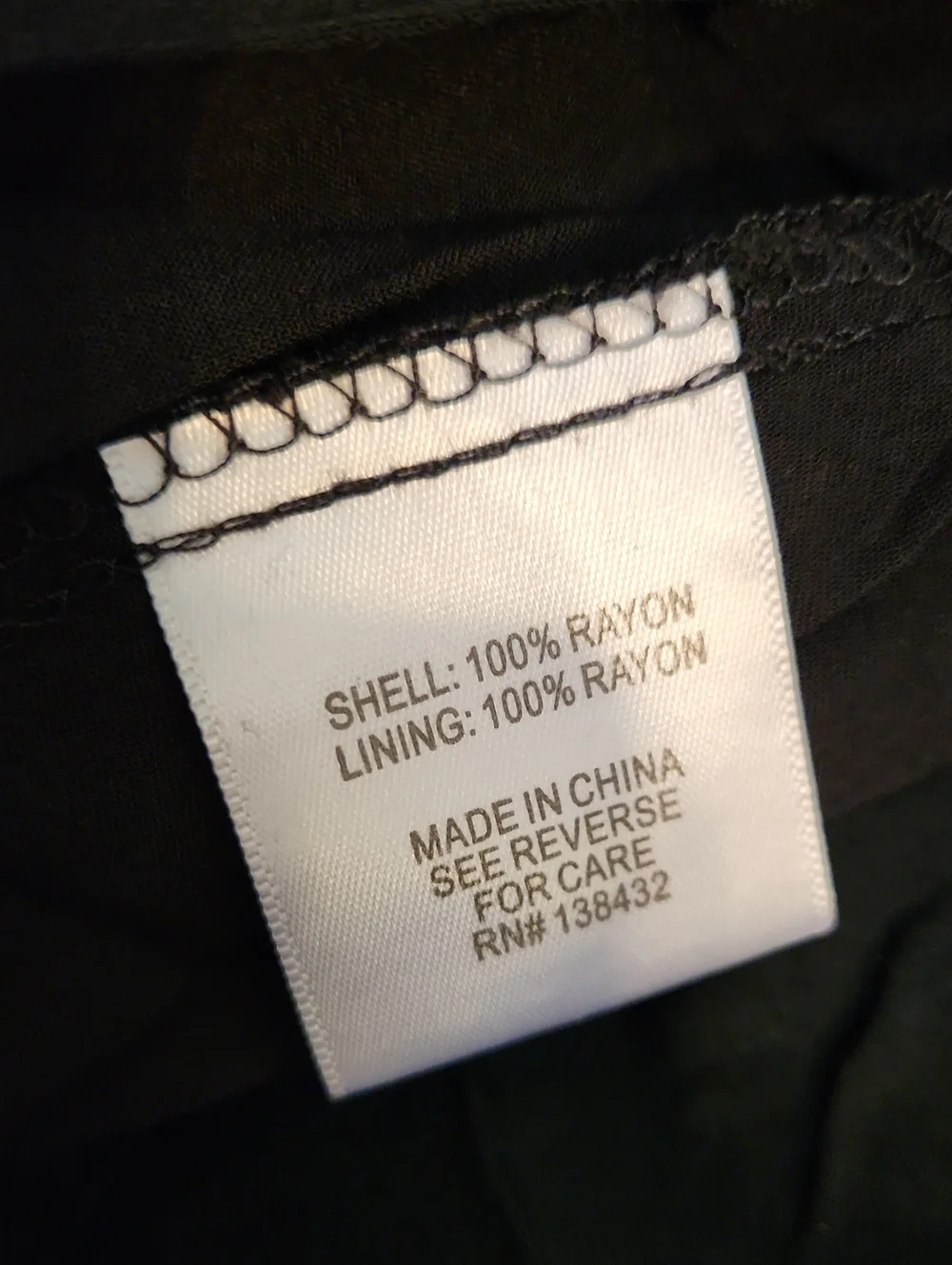 Black Button-Front Women’s Skirt - Picture 2 of 7